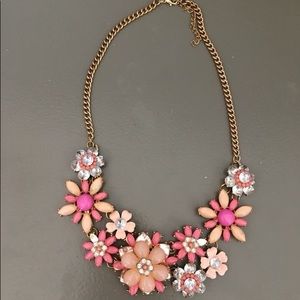 Floral statement necklace